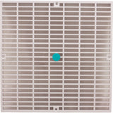 Drain Cover Only, Aquastar, Flat, 24" Square (4x12) , Wht, VGB : 24NF101