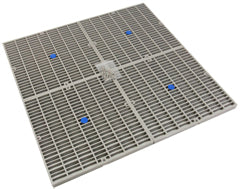 Drain Cover Only, Aquastar, Flat, 24" Square (4x12) , Lt Gry, VGB : 24NF103