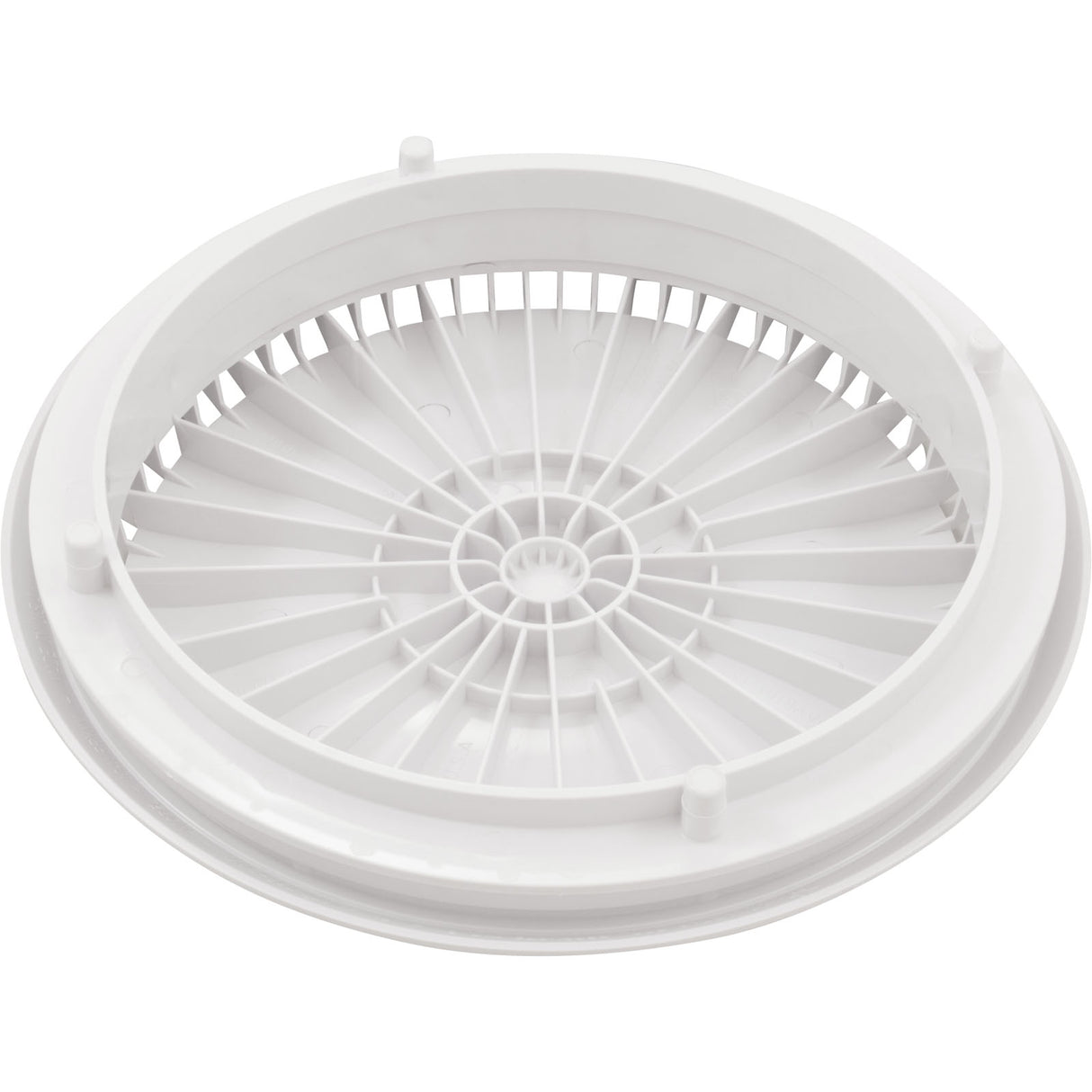 Cover, Aquastar, 10" Round, White, w/ Frame : 10AVR101
