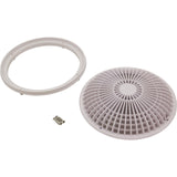 Cover, Aquastar MoFlo, 10" Round, w/Frame, White : 10MF101