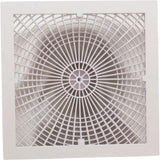 Cover, Aquastar MoFlo, 12" Square, w/ Frame, White : 12MF101