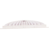Cover, Aquastar MoFlo, 12" Square, w/ Frame, White : 12MF101