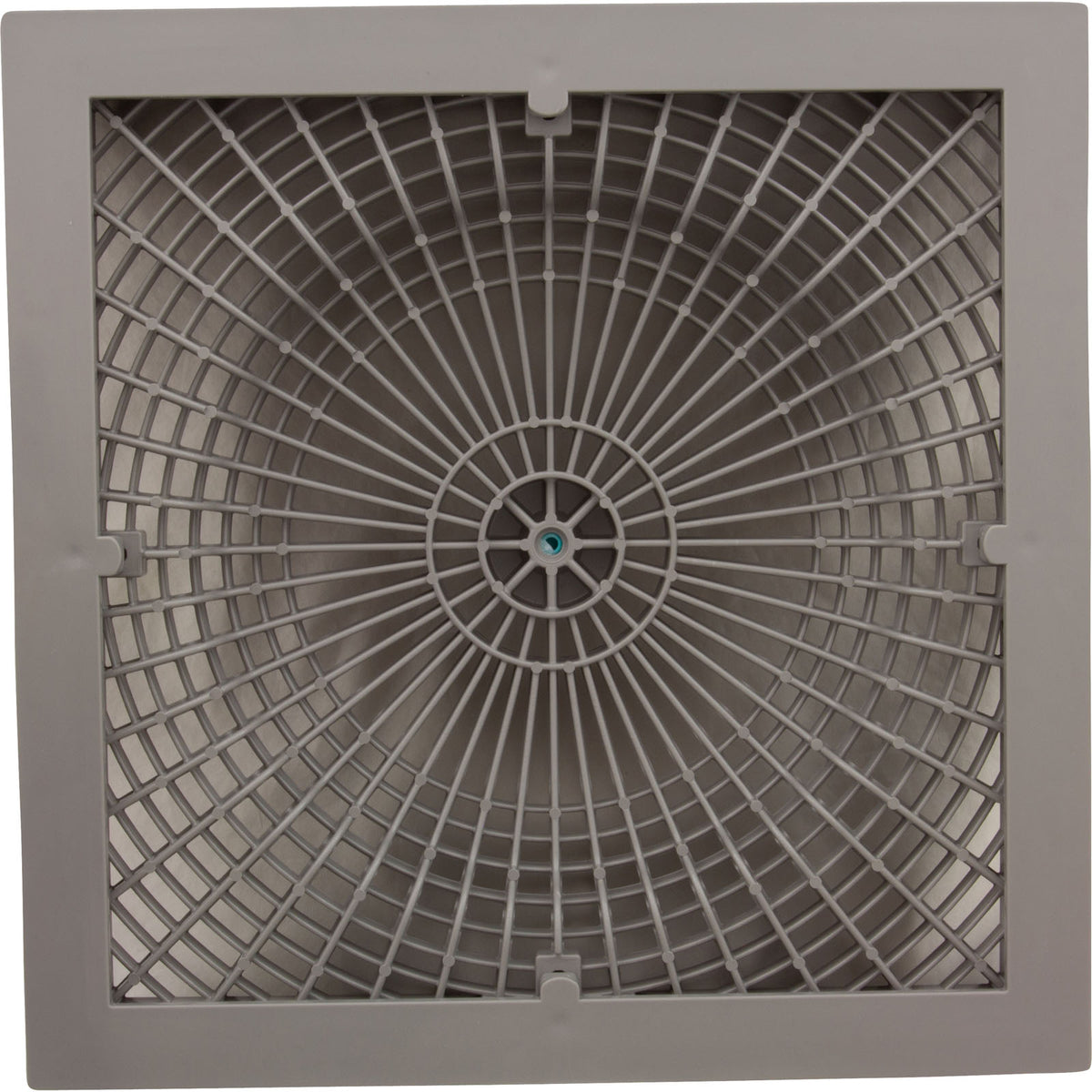 Main Drain Cover, Aquastar MoFlow, 12" Square, w/Fr, Lt Gry, VGB : 12MF103