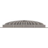 Main Drain Cover, Aquastar MoFlow, 12" Square, w/Fr, Lt Gry, VGB : 12MF103