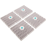 Wave Drain, AquaStar, 18" Square Mud Frame, White : WAV18WR101