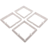 Wave Drain, AquaStar, 18" Square Mud Frame, White : WAV18WR101