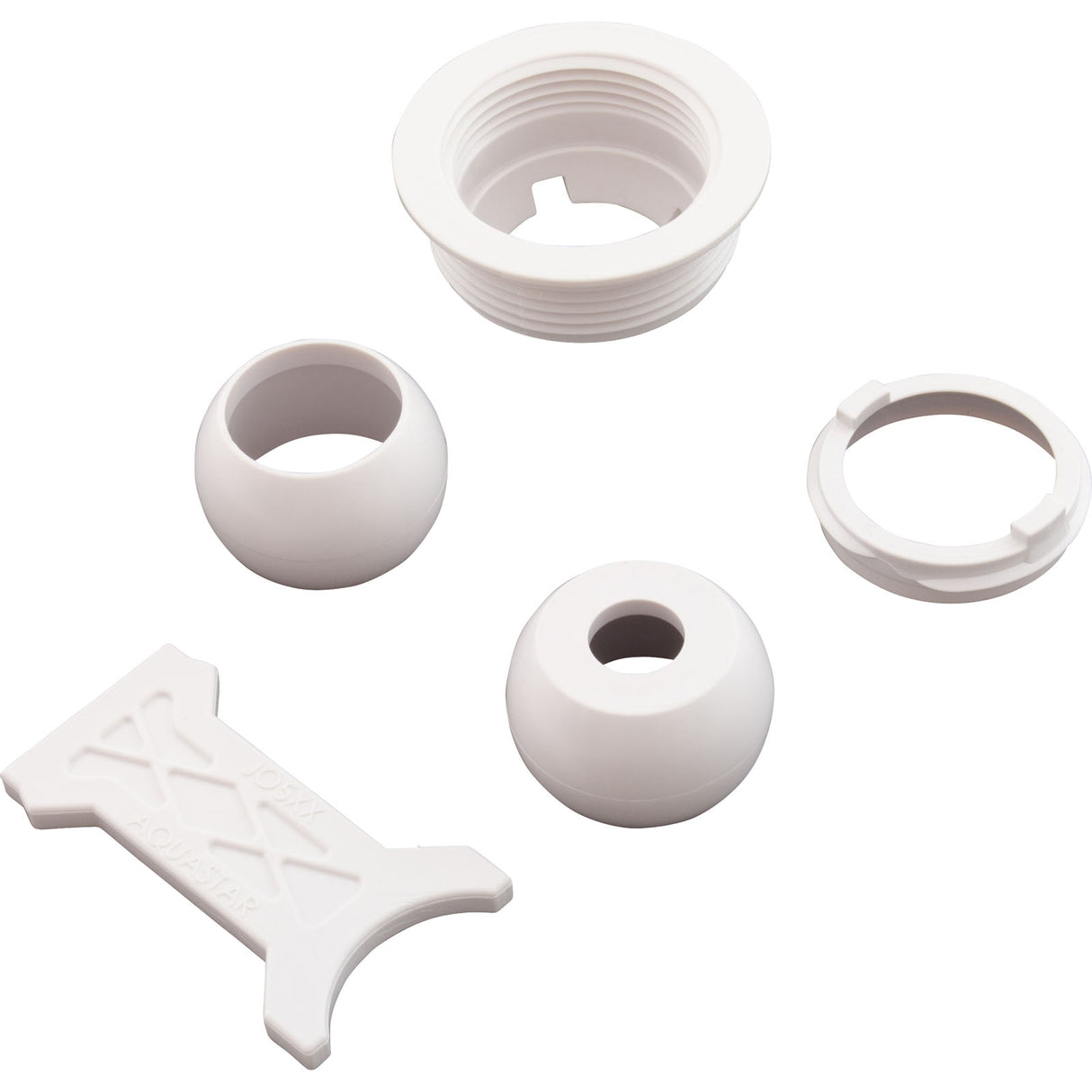 Retrofit Eyeball, Aquastar, Flush, 1-1/2"mpt, White : JO101