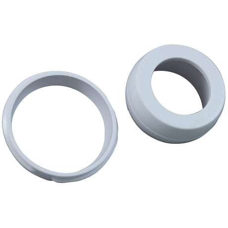 Eyeball w/Nut, AquaStar, 1", Standard, White : ASEN101 - AquaStar - 0883612036250 - PartsForSpas.com