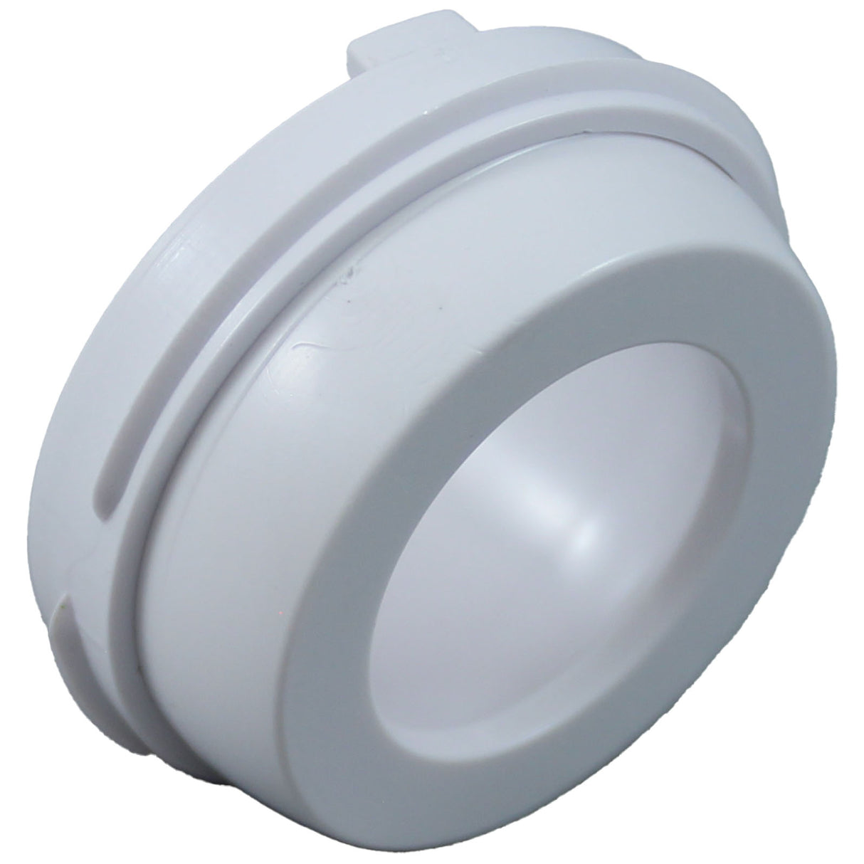 Eyeball w/Nut, AquaStar, 1", Standard, White : ASEN101 - AquaStar - 0883612036250 - PartsForSpas.com