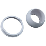 Eyeball w/Nut, AquaStar, 1", Standard, White : ASEN101 - AquaStar - 0883612036250 - PartsForSpas.com