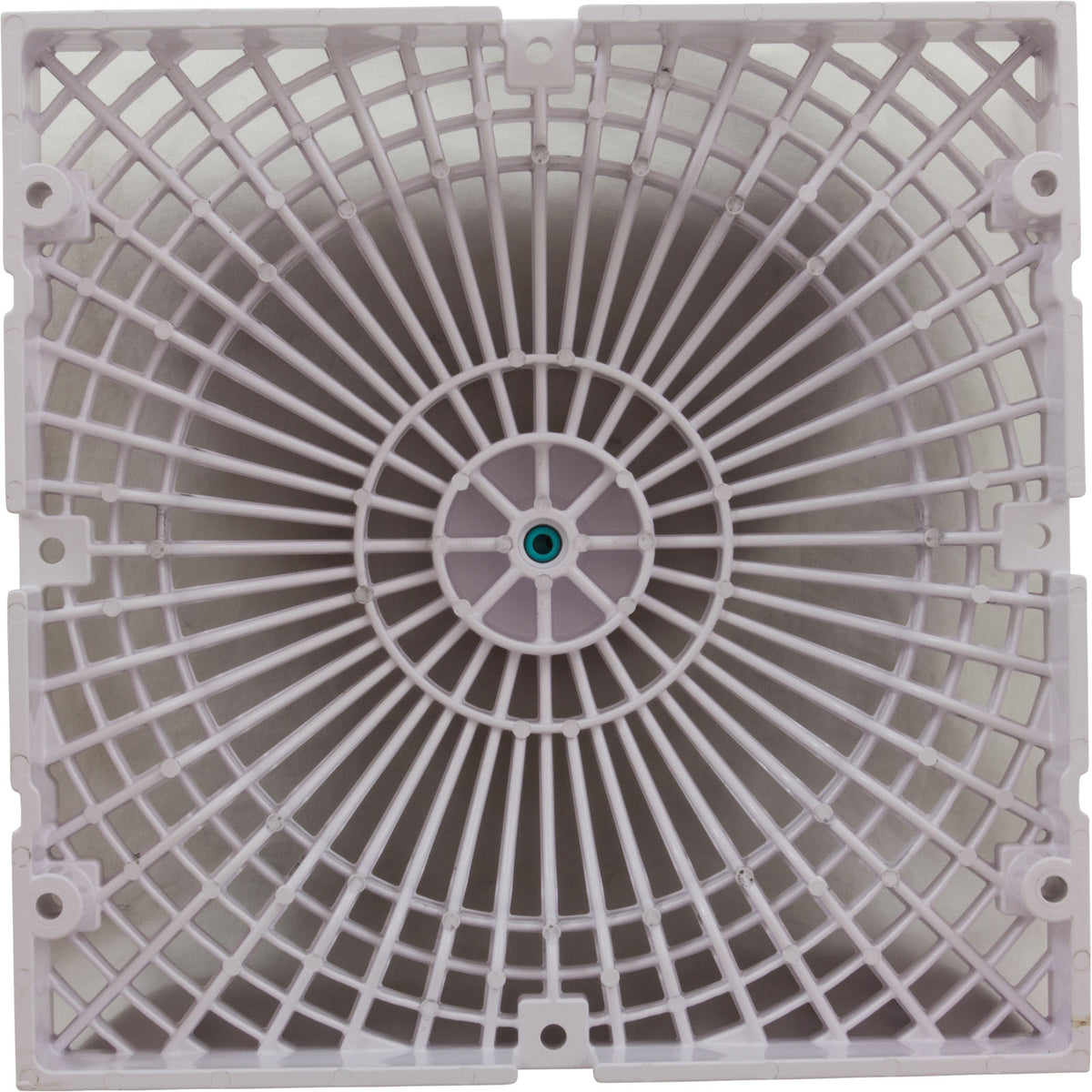 Main Drain Cover, AquaStar, Retro MoFlow, 9" x 9", Square, White : R9MF101 - Aquastar Pool Products - 8.83612E+11 - PartsForSpas.com