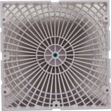 Main Drain Cover, AquaStar, Retro MoFlow, 9" x 9", Square, White : R9MF101