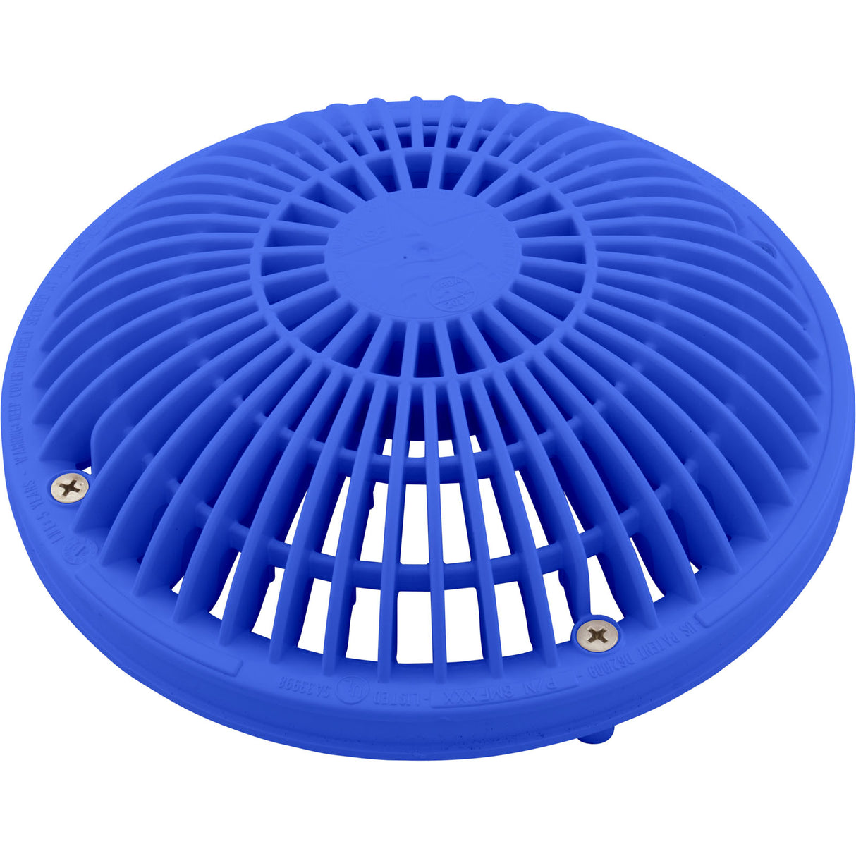 Suction Cover, AquaStar, 8" Round Moflow and Mud Frame, Blue : 8MF104