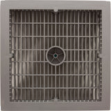 Main Drain Cover, Aquastar Wave, 12" Square, w/Fr, Lt Gry, VGB : WAV12WR103