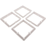 Main Drain Cover, Aquastar Wave, 18" Square (4x9) , w/Fr, Wht, VGB : WAV18WRNF101