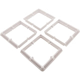 Main Drain Cover, Aquastar Star, 18" Square (4x9) , w/Fr, Wht, VGB : P18101