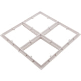 Main Drain Cover, Aquastar Star, 18" Square (4x9) , w/Fr, Wht, VGB : P18101