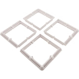 Drain Cover, Aquastar Star, 18" Square (4x9) , w/Risers, Wht, VGB : P18NF101