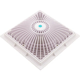Main Drain Cover, Aquastar MoFlow, 9" Square, w/Frame, White : 9MF101