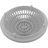 Main Drain Cover, Aquastar MoFlow, 8" Round, w/Fr, Lt Gry : 8MF103