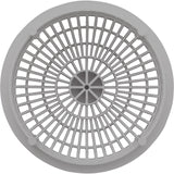 Main Drain Cover, Aquastar MoFlow, 8" Round, w/Fr, Lt Gry : 8MF103