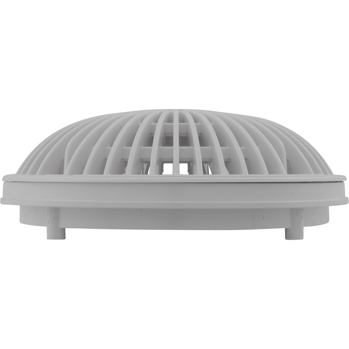 Main Drain Cover, Aquastar MoFlow, 8" Round, w/Fr, Lt Gry : 8MF103