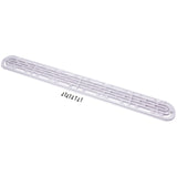 Channel Drain Cover Only, Aquastar, 32", White, w/Screw, VGB : 32CDFLNFK101