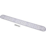 Channel Drain Cover Only, Aquastar, 32", White, w/Screw, VGB : 32CDFLNFK101