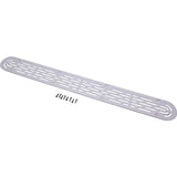 Channel Drain Cover Only, Aquastar, 32", White, w/Screw, VGB : 32CDFLNFK101