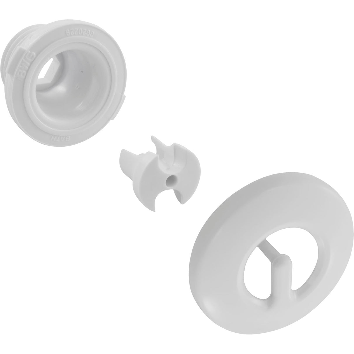 Jet Intl, BWG Micro Pulse, 1-5/8"fd, Twin Roto, Smth, White : 20280-WH