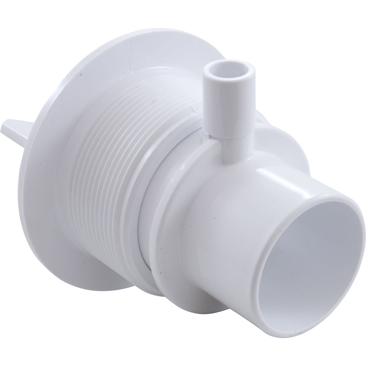 Wall Fitting, BWG/GG Suction Assy, 3-5/8"hs, 2"spg, White : 30420-WH