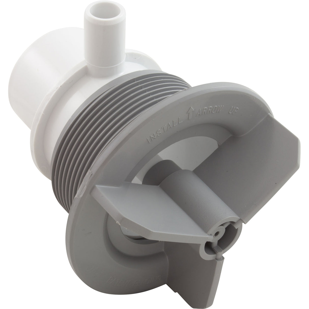 Wall Fitting, BWG/GG Suction Assy, 3-5/8"hs, 2"spg, Gray : 30420-CG