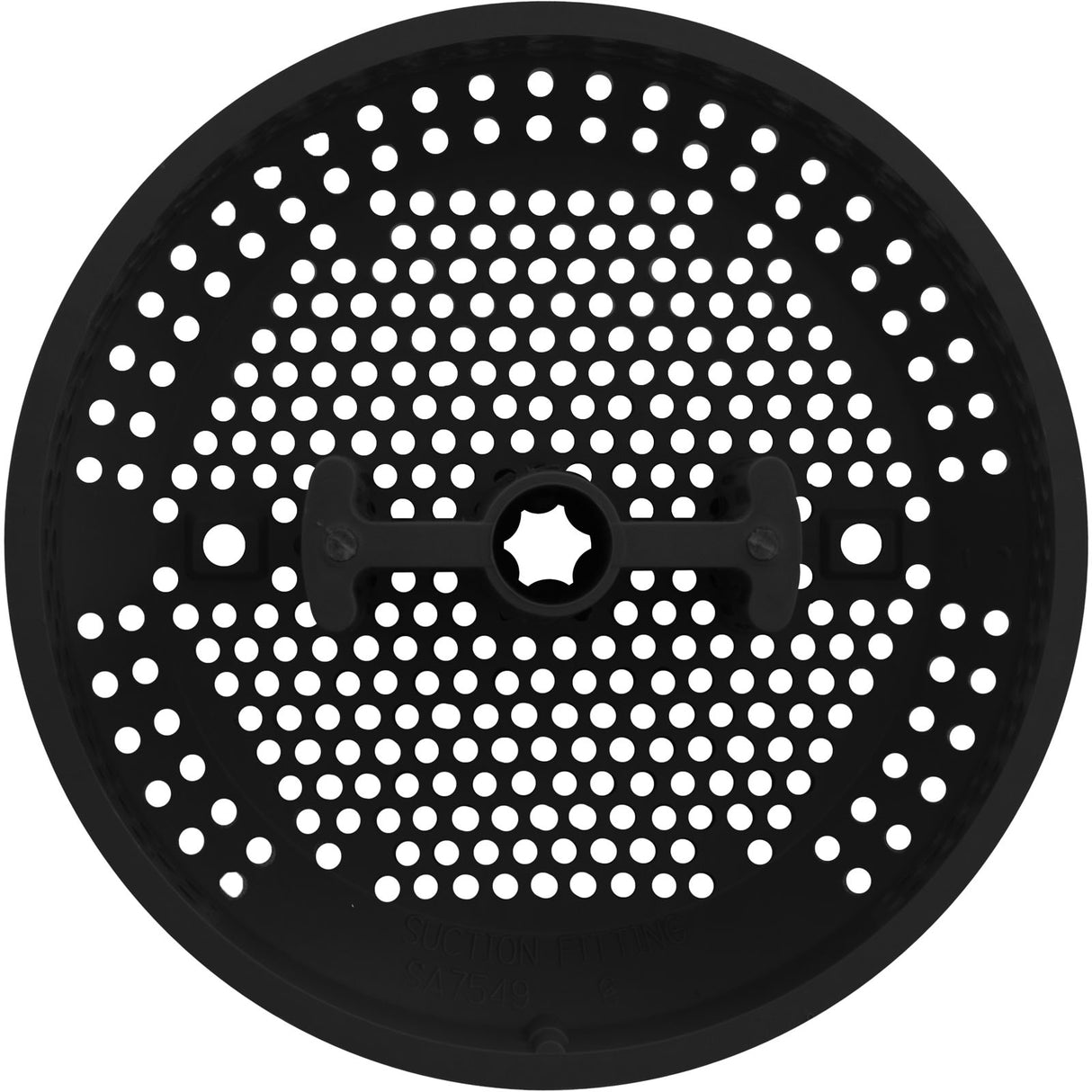 Suction Cover, BWG/GG, 3-3/4", 124 gpm, Black, w/Screws : 30173U-BK