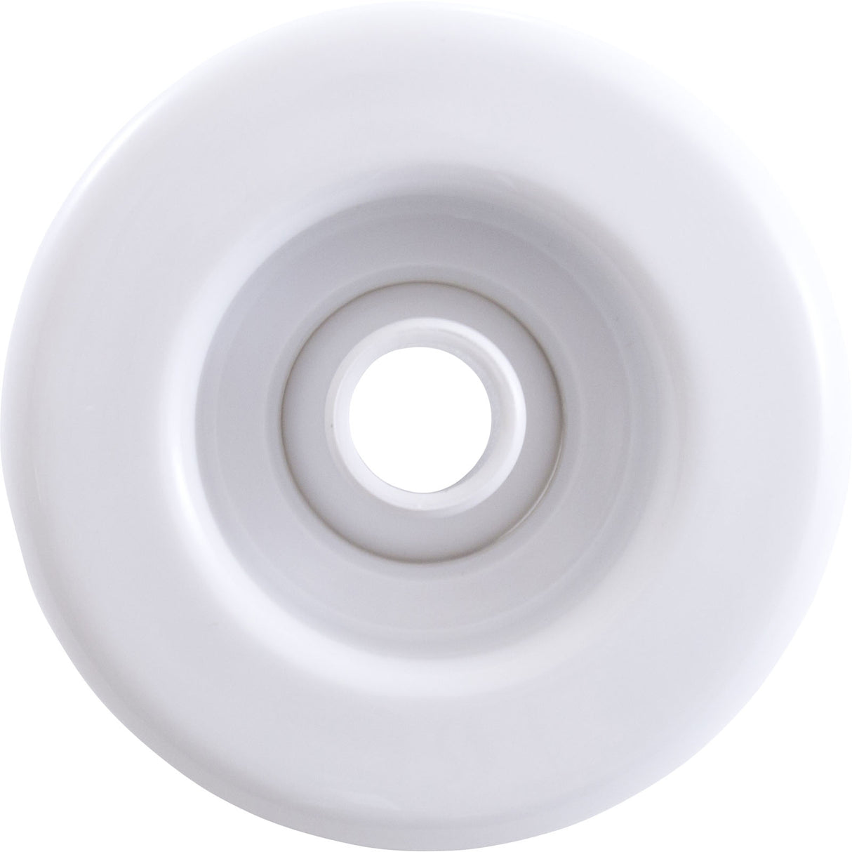 Escutcheon, BWG Convertassage, w/Dir Eyeball, Smth, White : 10-4505WHT