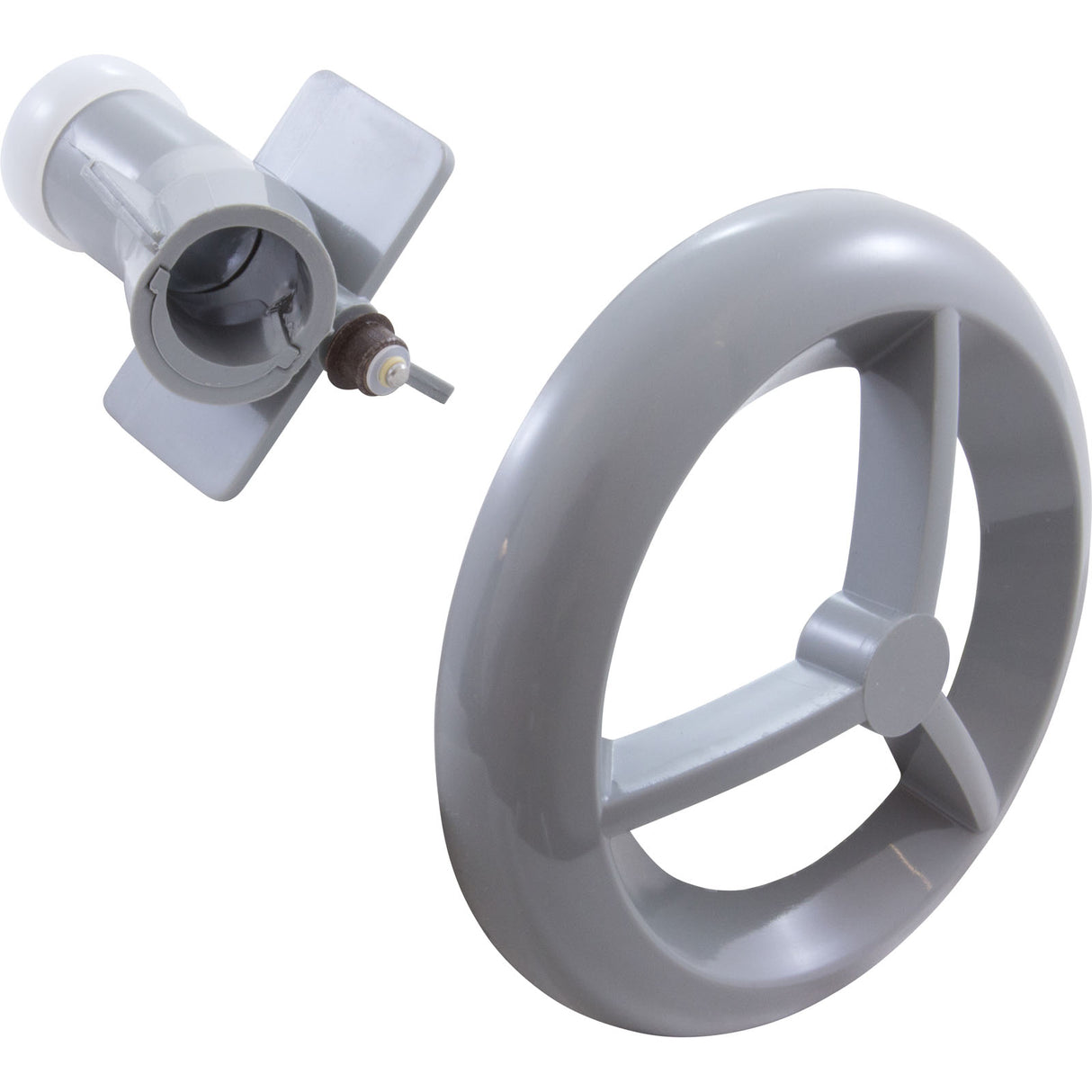 Jet Intl, BWG/HAI Microssage, 3-9/16"fd, Roto, Smth, Gry : 16-5230GRY