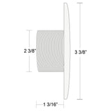 Wall Fitting, BWG/HAI Hydro Jet/Strip Skimmer, 2-3/8"hs, Wht : 30-3801WHT