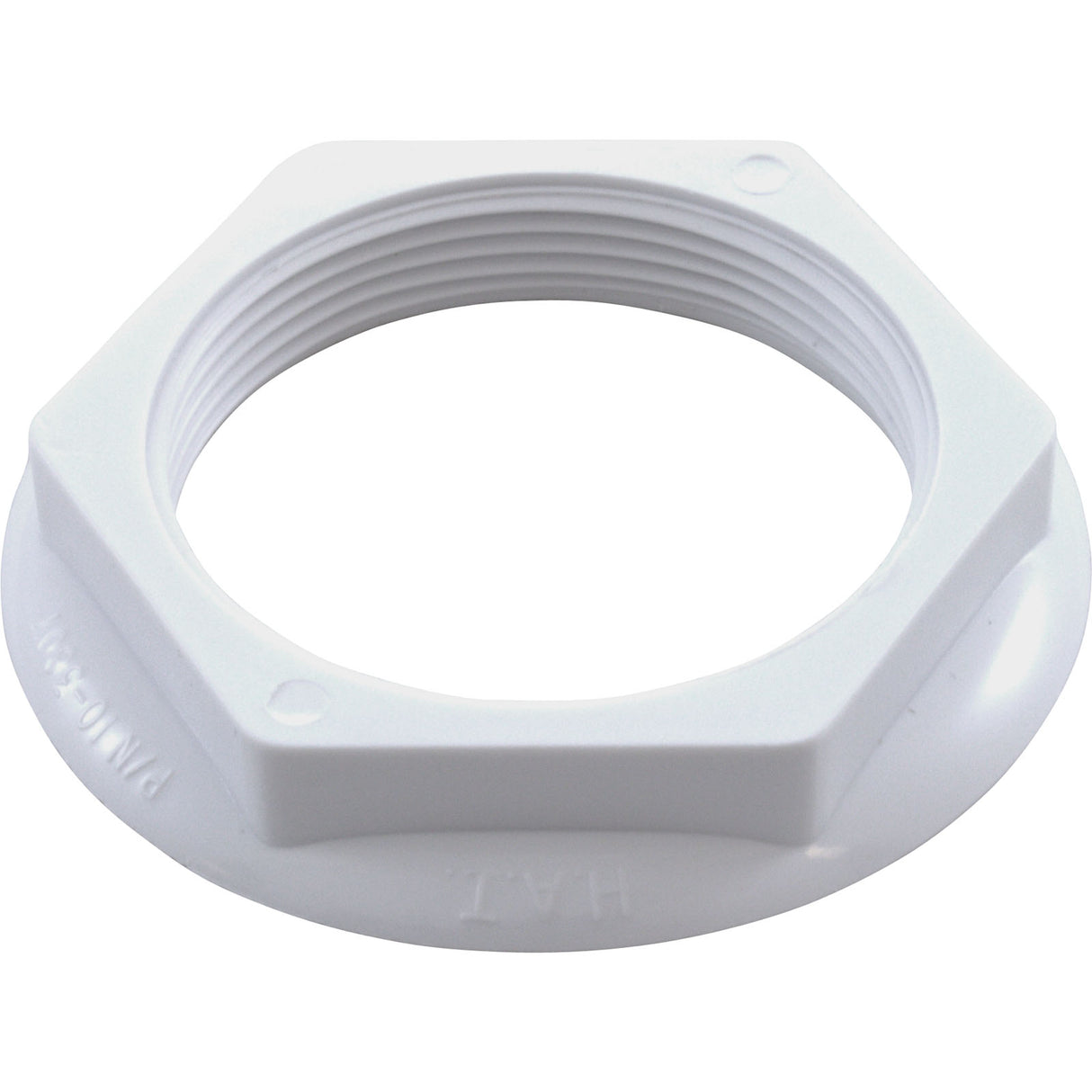 Nut, Balboa Water Group/HAI Hydro Jet, Wall Fitting, White, 2" : 30-3807WHT