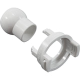 Nozzle, BWG/HAI Magnaflo, Eyeball w/Cage,  White : 10-4826WHT