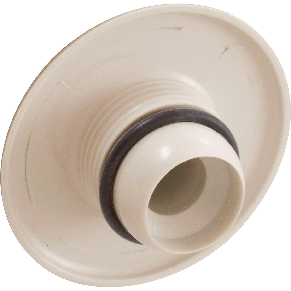 Escutcheon, BWG/HAI Slimline, Smth, w/Dir Eyeball, Biscuit : 10-3955BIS