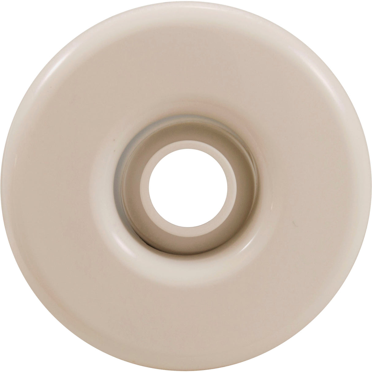 Escutcheon, BWG/HAI Slimline, Smth, w/Dir Eyeball, Biscuit : 10-3955BIS