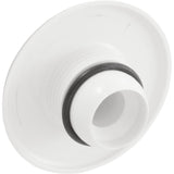 Escutcheon, BWG/HAI Slimline, Smth, w/Dir Eyeball, White : 10-3955WHT