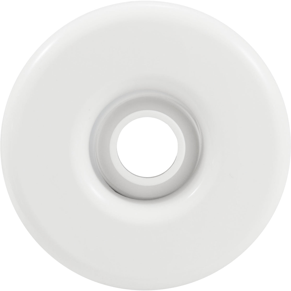 Escutcheon, BWG/HAI Slimline, Smth, w/Dir Eyeball, White : 10-3955WHT