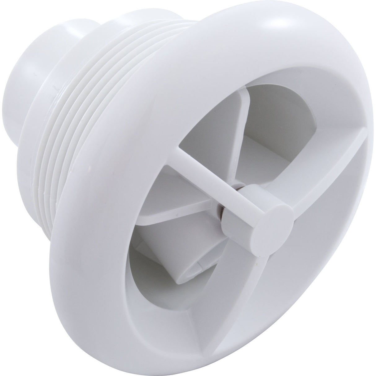 Wall Fitting Assy, BWG Microssage, Roto, Smth, White, Gunite : 16-5274WHT