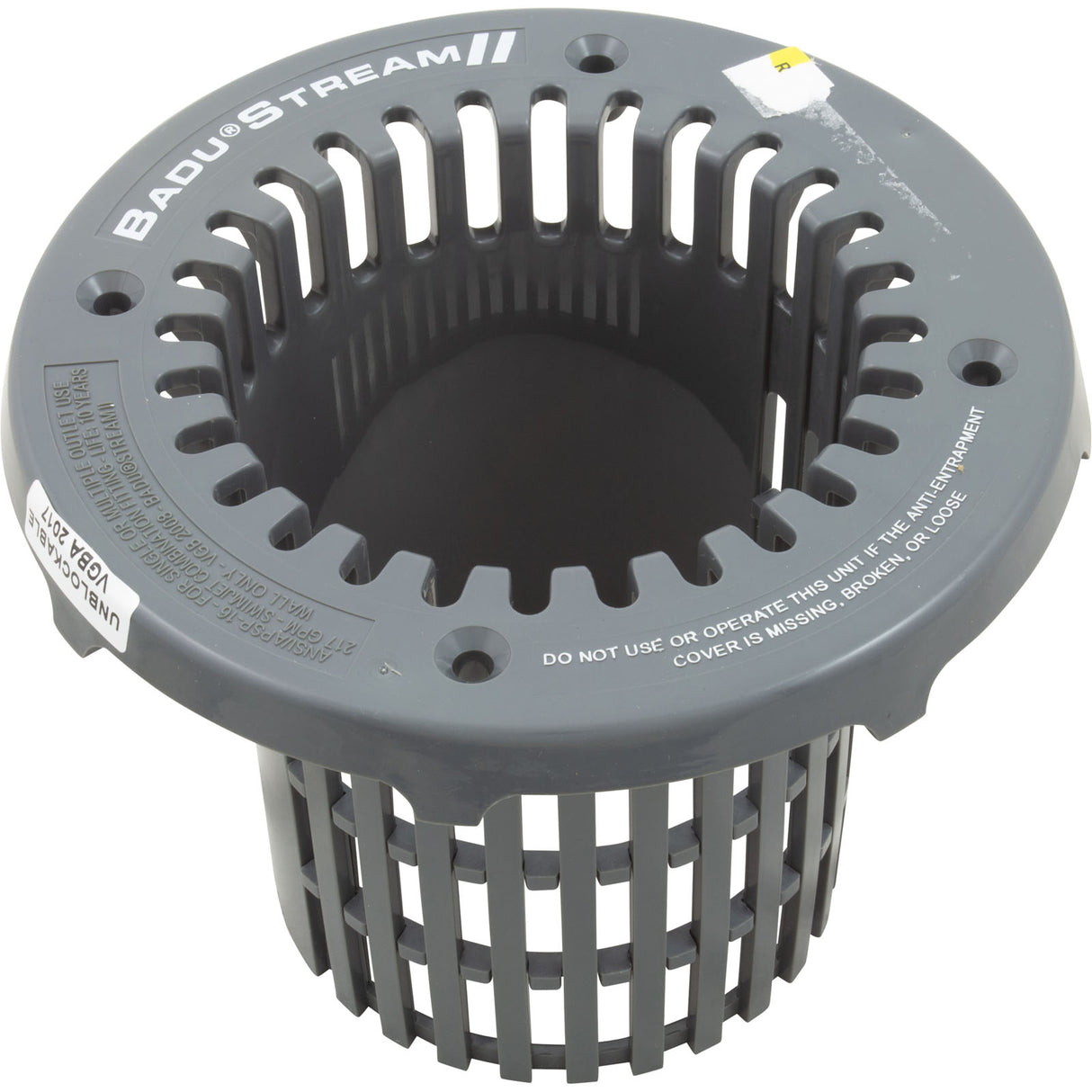 Cover, Speck Badu Stream II Jet, Round, Gray : 2308760004G