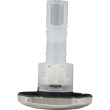 Jet Intl, Jacuzzi/Sun DV Jet, 2"fd, Pulsator, Smth Scal, SS/Gry : 2540-245