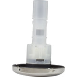 Jet Intl, Jacuzzi/Sun DV Jet, 2"fd, Pulsator, Smth Scal, SS/Gry : 2540-245