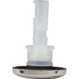 Jet Intl, Jacuzzi/Sun DV Jet, 2"fd, Pulsator, Smth Scal, SS/Gry : 2540-245