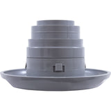Jet Intl, CMP Spa, 4-1/8"fd, Dir, Smth Scal, Gry : 23540-111-000