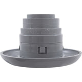Jet Intl, CMP Spa, 4-1/8"fd, Massage, Smth Scal, Gry : 23540-141-000