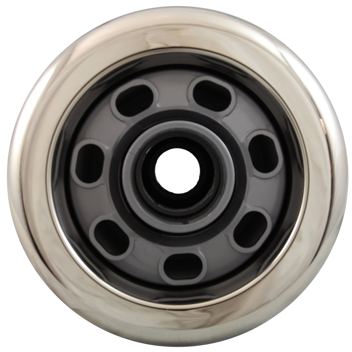 Jet Complete, CMP Power Jet, 5"fd, a3/8"b, w2"spg, SS/Silver : 23552-062-800 - Custom Molded Products - 23552-062-800 - PartsForSpas.com